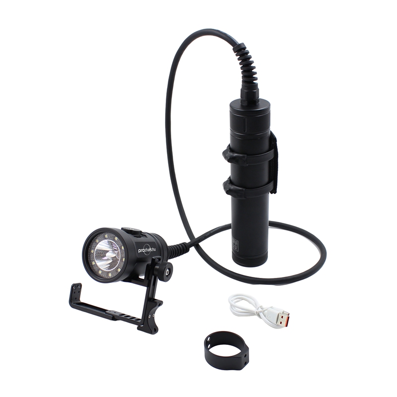 Dual Beam 8000 Lumen Video Light & 6000 Lumen Technical Light